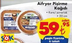 AİFRYER PİŞİRME KAĞIDI AİFRYER PİŞİRME KAĞIDI